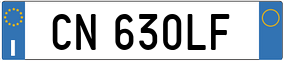 Truck License Plate